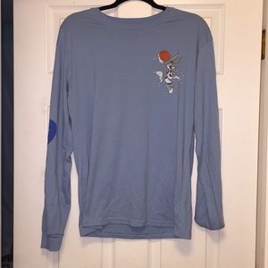 Light blue space jam shirt